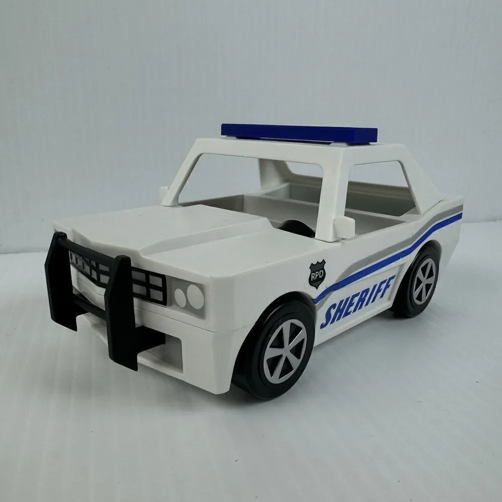 Roblox Neighborhood of Robloxia Patrol Car Toy Sheriff Police White Jazwares